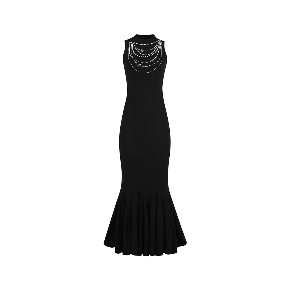 Big skirt light luxury evening dress long temperament dress