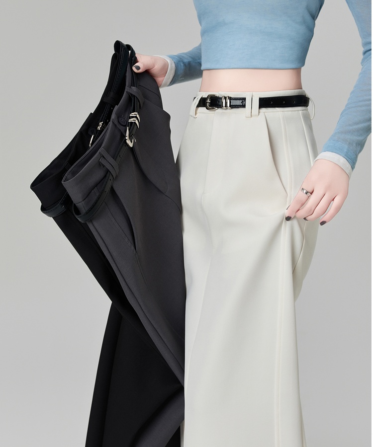 High waist after the split skirt A-line long dress for women