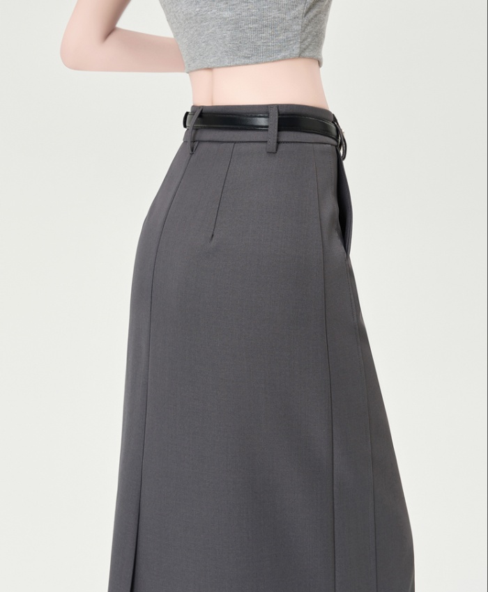 High waist after the split skirt A-line long dress for women