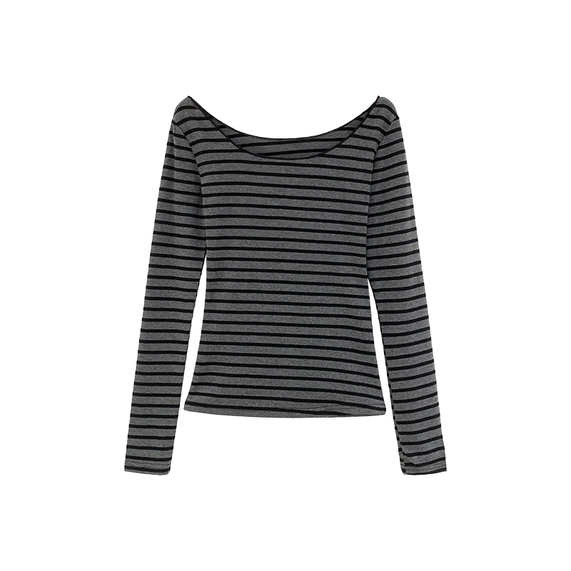 Spring and autumn T-shirt bottoming shirt for women