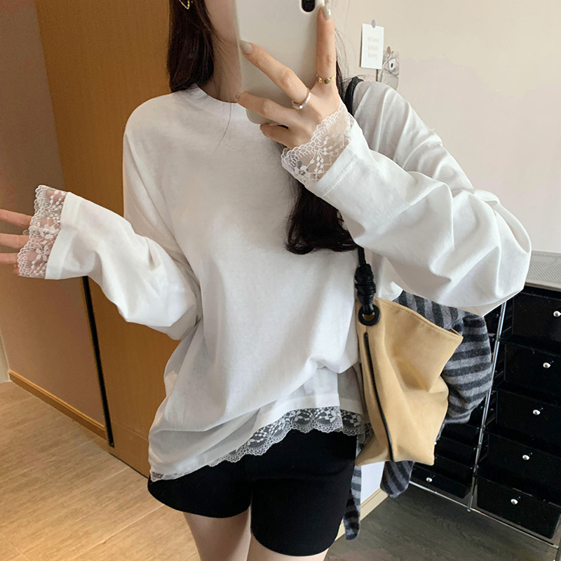 Long sleeve bottoming shirt T-shirt for women