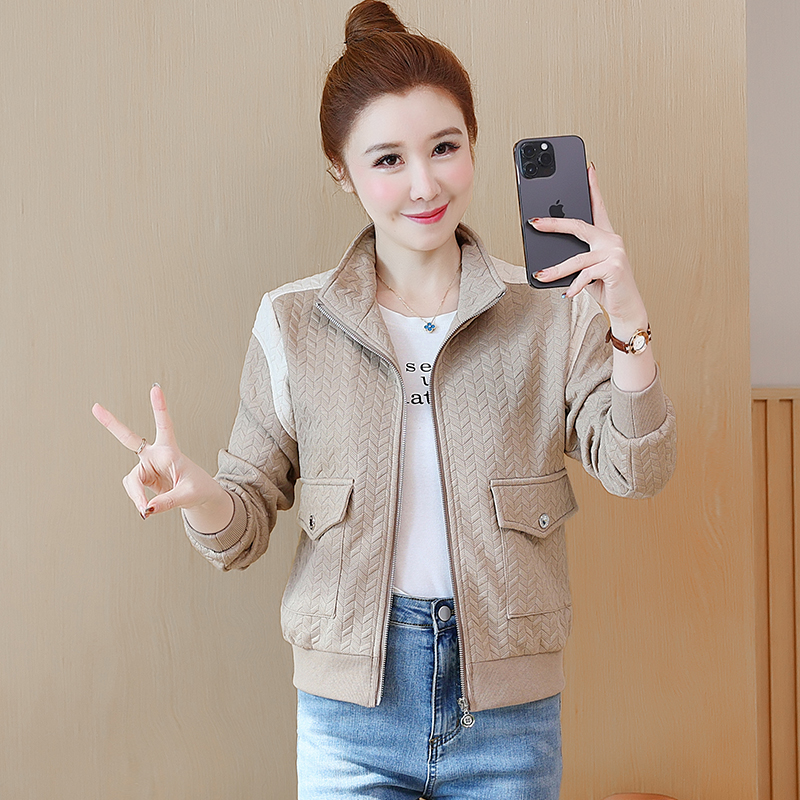 Fashionable short jacket Casual niche tops for women