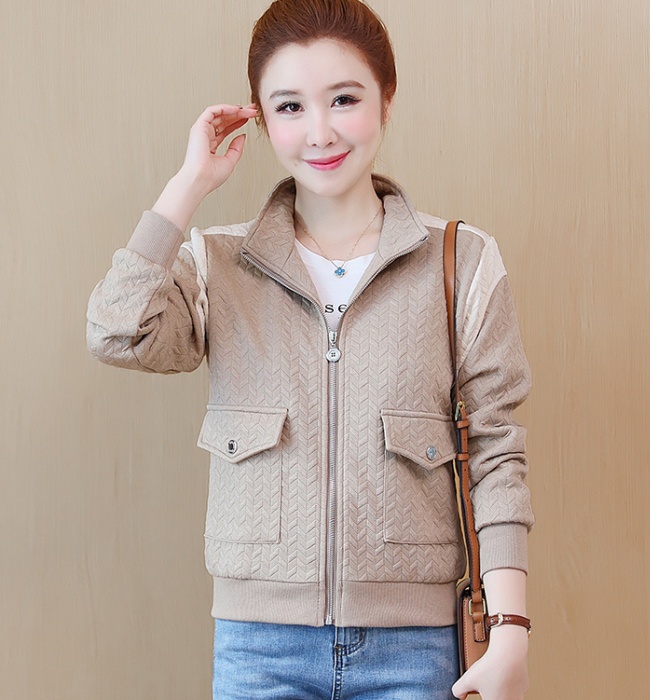 Fashionable short jacket Casual niche tops for women