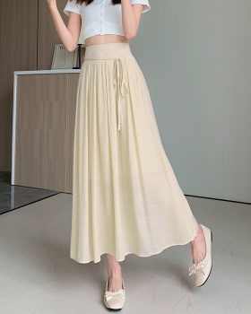 High waist big skirt skirt Korean style long skirt