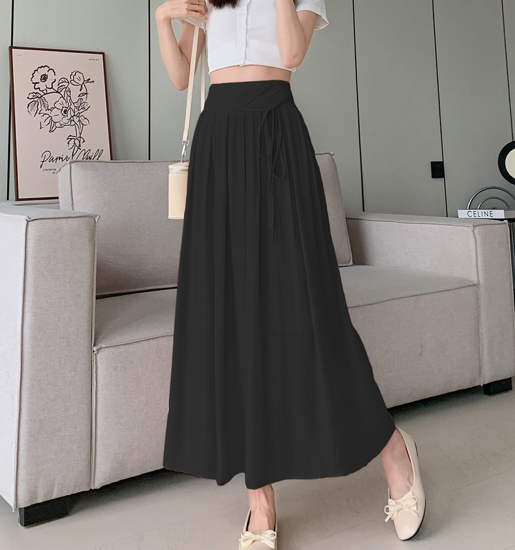 High waist big skirt skirt Korean style long skirt