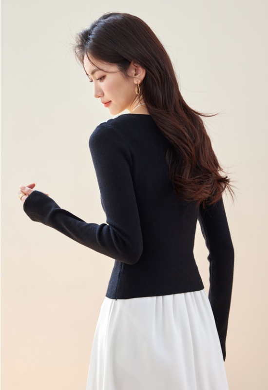 Bottoming niche inside the ride Korean style sweater