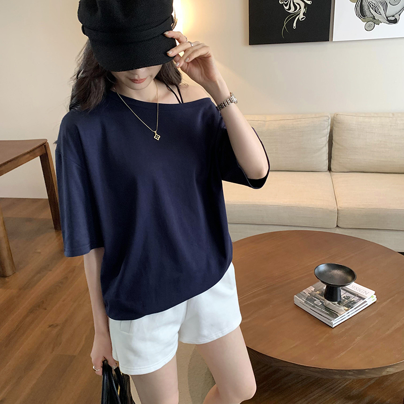 Short sleeve T-shirt summer tops for women