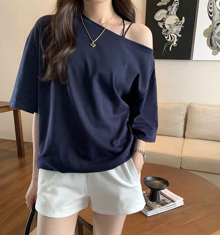 Short sleeve T-shirt summer tops for women