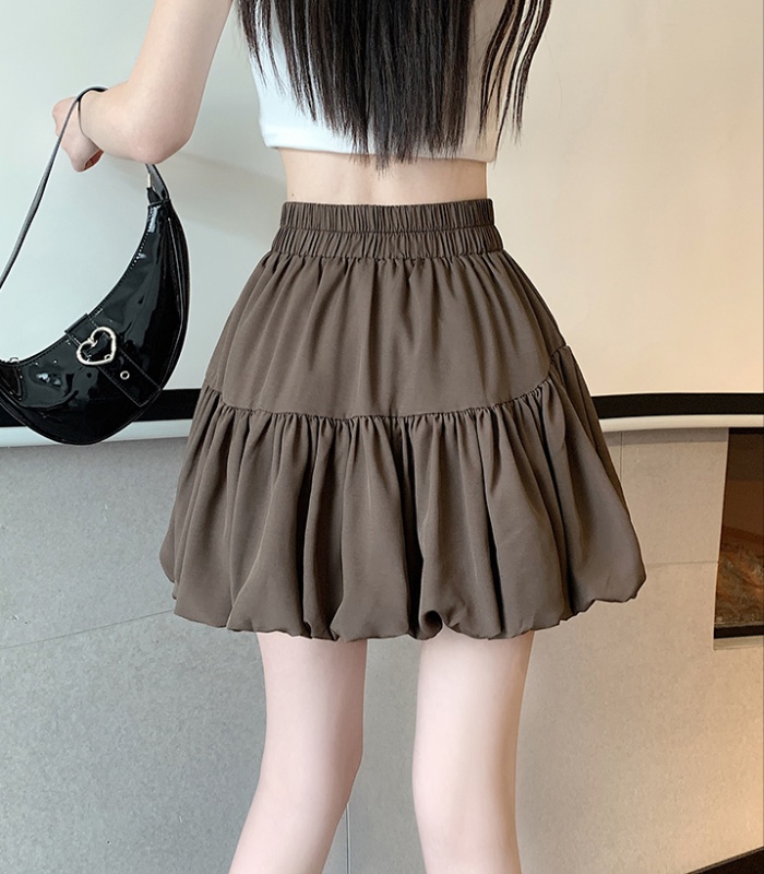 Spring thick and disorderly skirt cake slim bud skirt