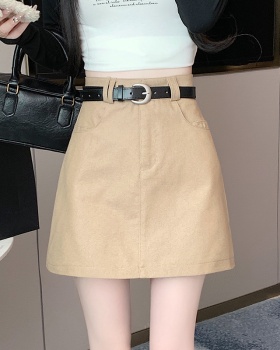 Fashion slim belt hip spring and summer short skirt