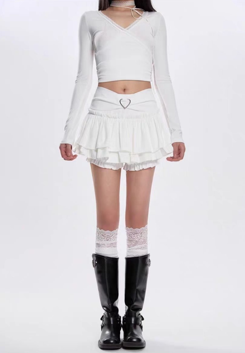 High waist A-line short skirt spicegirl skirt