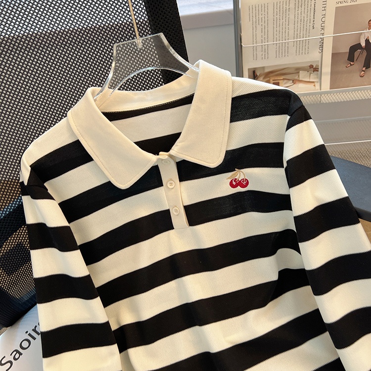 France style Casual tops long sleeve T-shirt for women