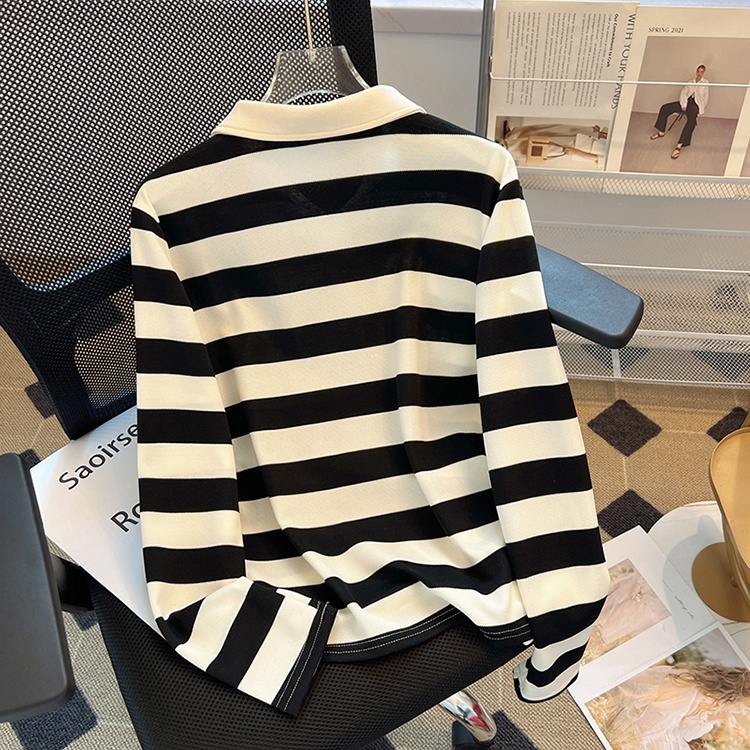 France style Casual tops long sleeve T-shirt for women