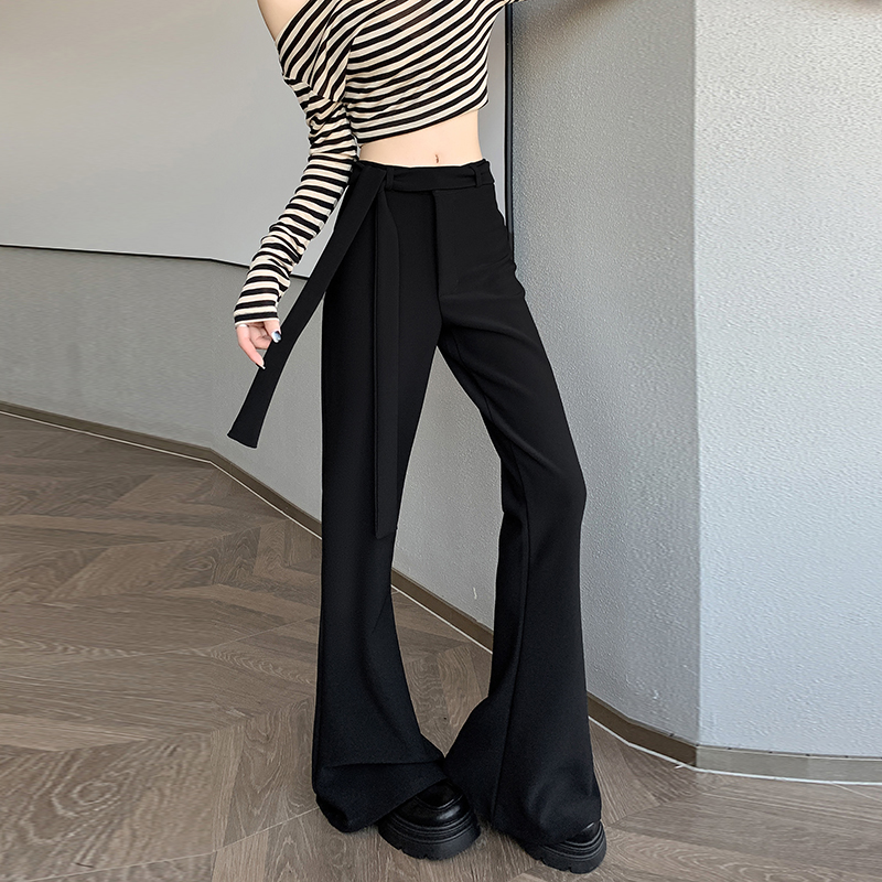 Casual pants micro speaker business suit for women