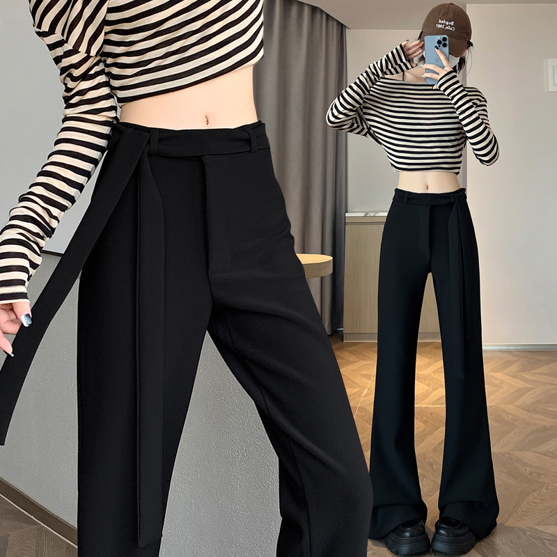 Casual pants micro speaker business suit for women