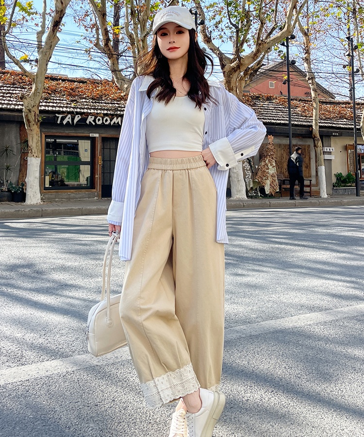 Spring harem pants splice casual pants for women