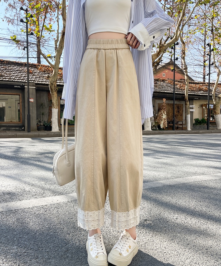 Spring harem pants splice casual pants for women