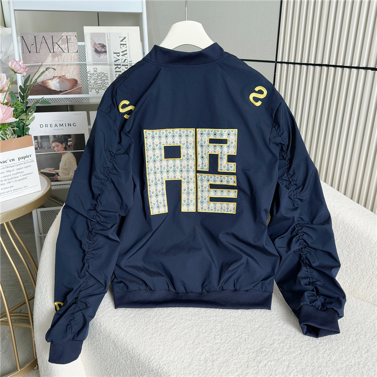 Niche letters American style coat all-match couples jacket