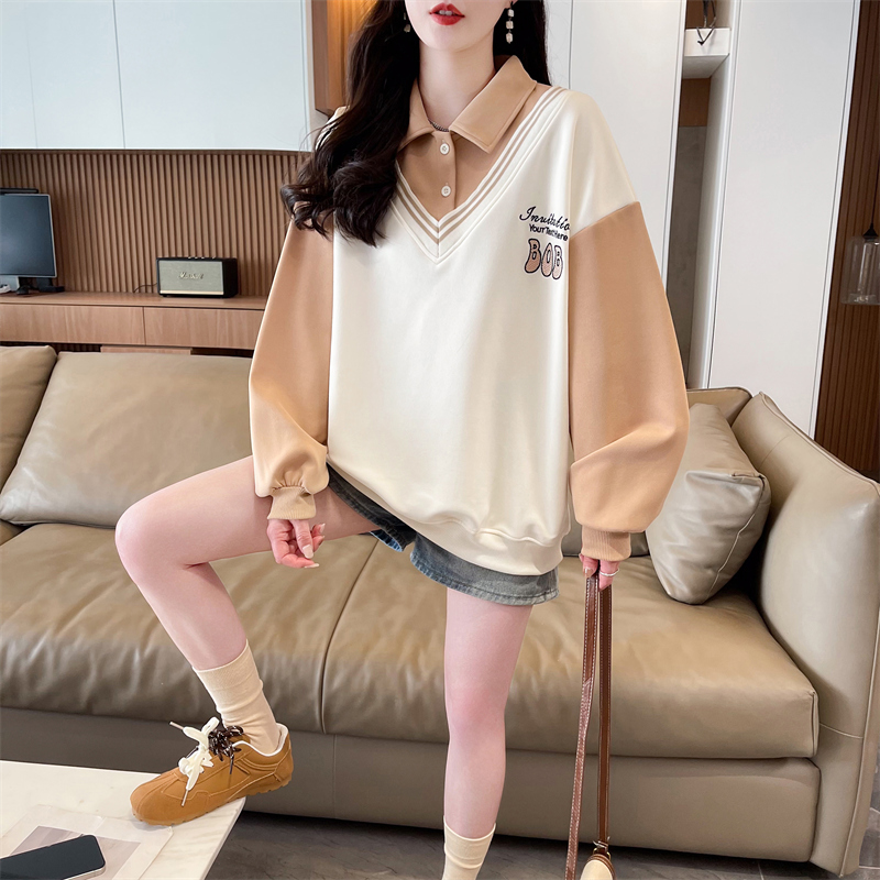 Imitation of cotton cartoon hoodie for women