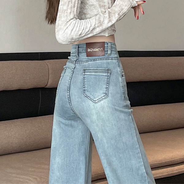 Straight pants nine tenths jeans for women