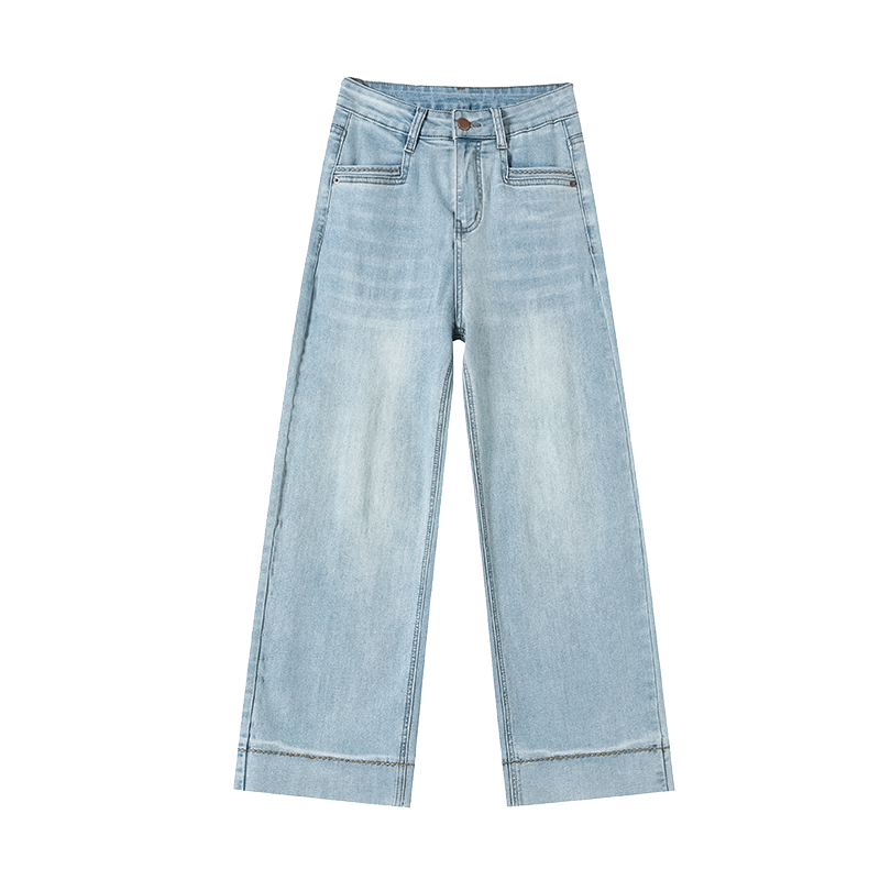 Straight pants nine tenths jeans for women