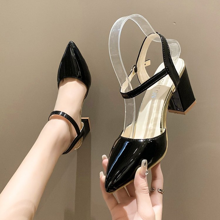 Hasp summer sandals sexy high-heeled shoes for women