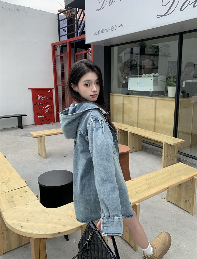 Long sleeve Casual coat denim work clothing