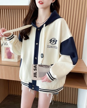 College style cardigan retro baseball uniforms for women