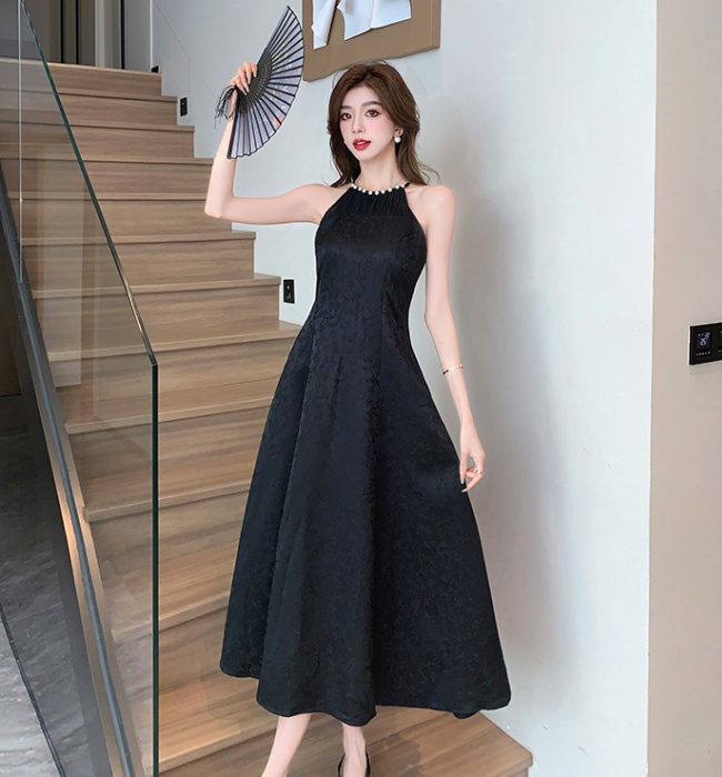 All-match sweet spring temperament strap dress for women