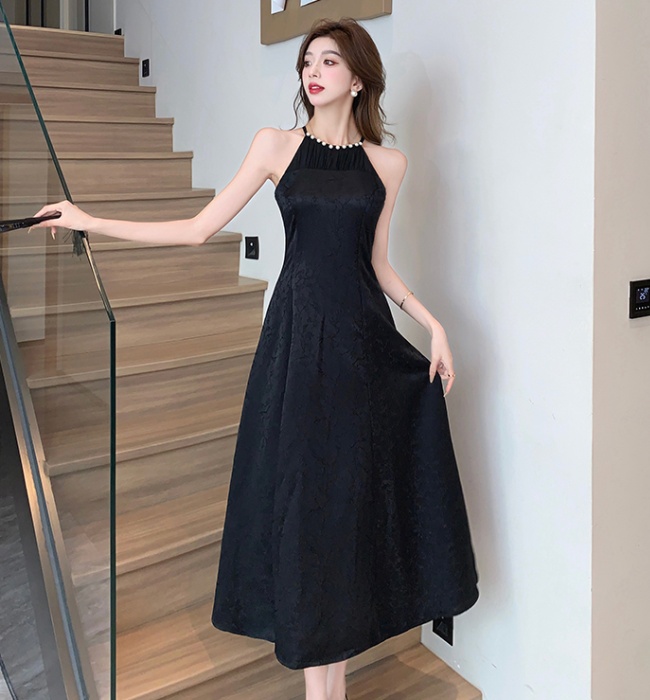 All-match sweet spring temperament strap dress for women