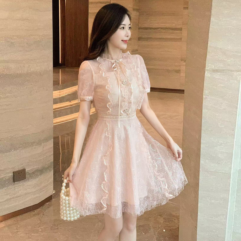 Show high light luxury lady temperament dress for women