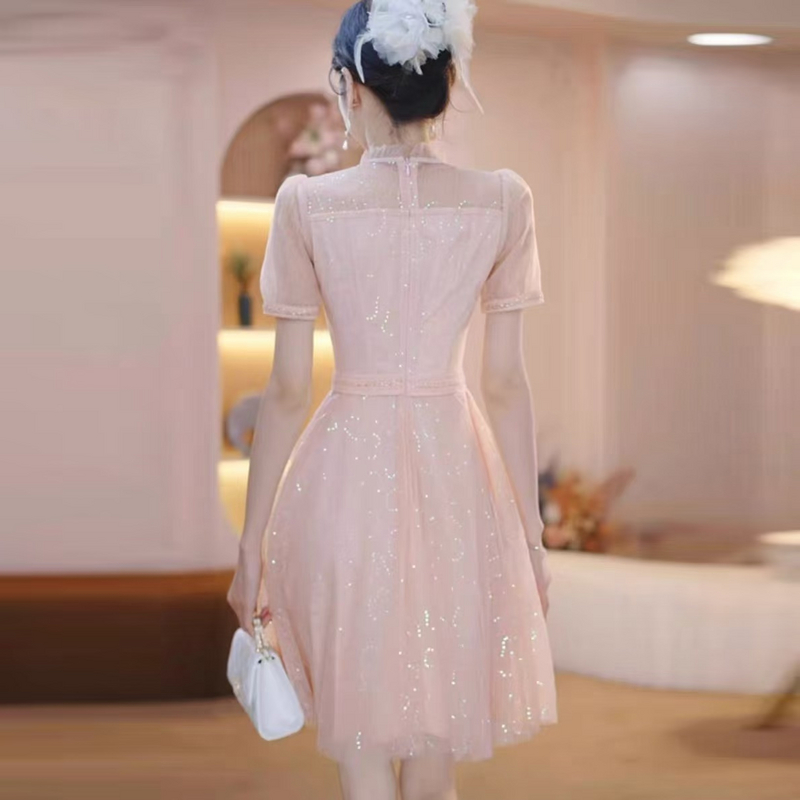 Show high light luxury lady temperament dress for women