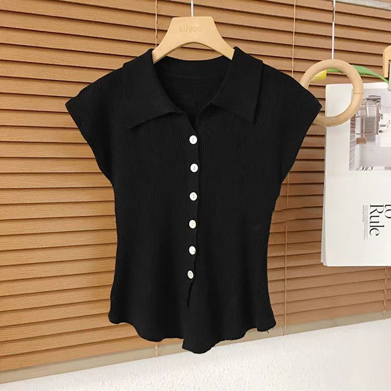 Fashion slim bottoming shirt Western style tops for women