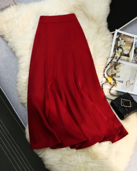 Spring and summer high waist long skirt for women