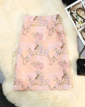 Short Chinese style high waist skirt for women