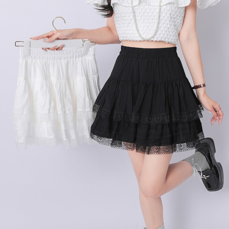 Sweet show young skirt A-line short skirt for women