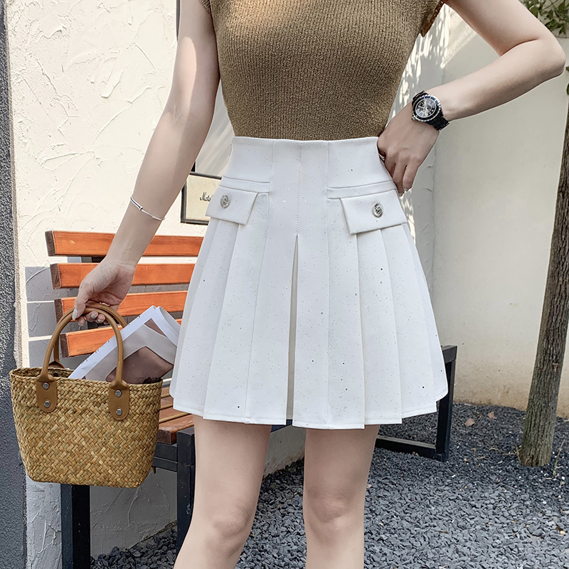 Sequins business suit high waist short skirt for women