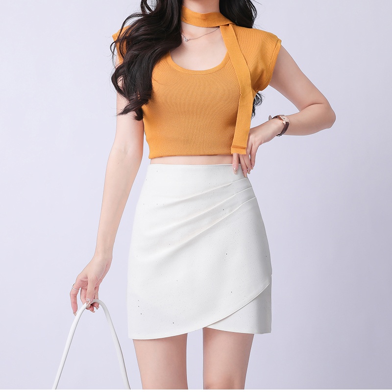 Sequins skirt high waist business suit for women