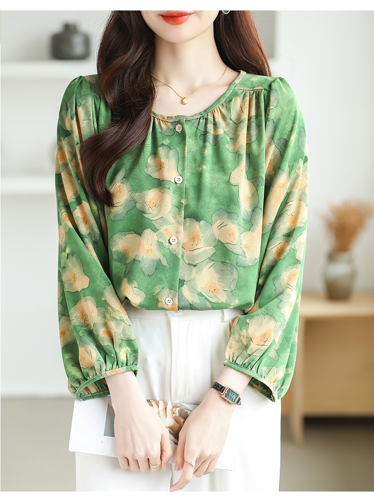 Large yard shirt round neck small shirt for women