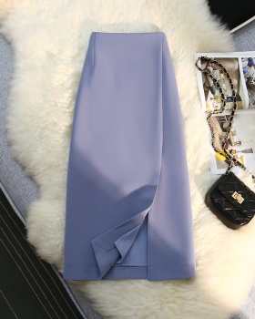 Front split business suit spring and autumn skirt for women