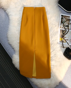 Package hip high waist skirt long one step skirt for women