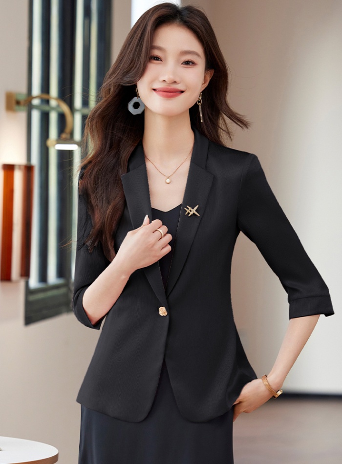 Spring and summer coat business suit a set for women