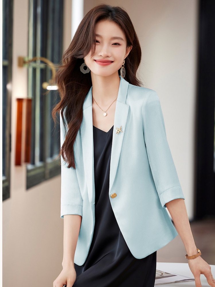 Spring and summer coat business suit a set for women