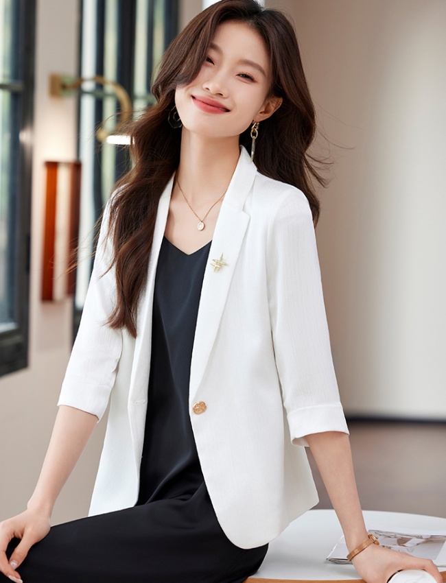 Spring and summer coat business suit a set for women