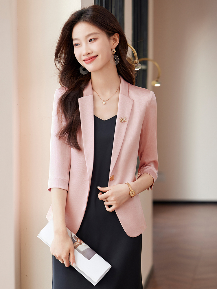 Spring and summer coat business suit a set for women