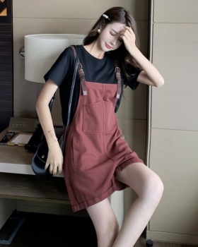 Loose summer shorts Casual jumpsuit 2pcs set for women