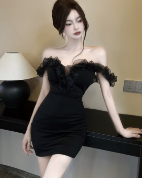 Sexy lace sling dress tight splice low-cut primer vest