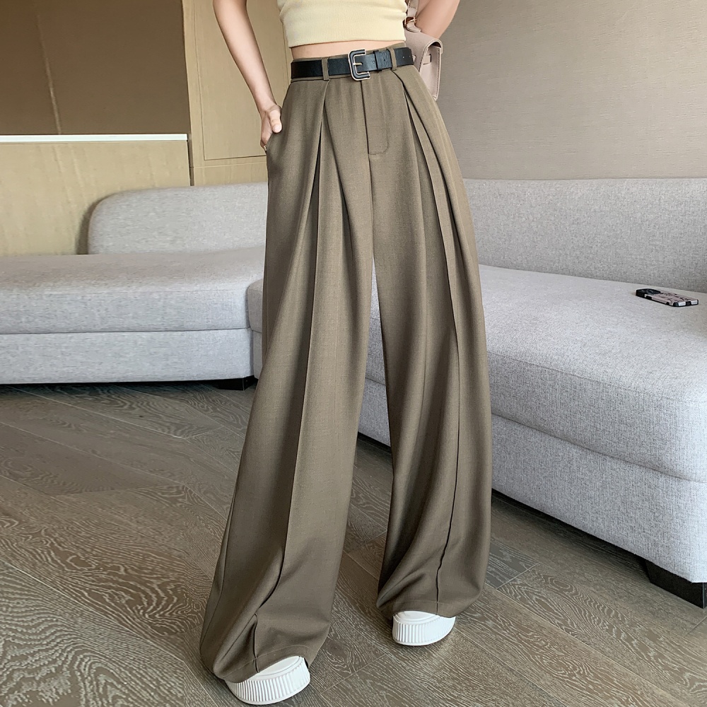 Slim Casual mopping wide leg pants loose drape suit pants