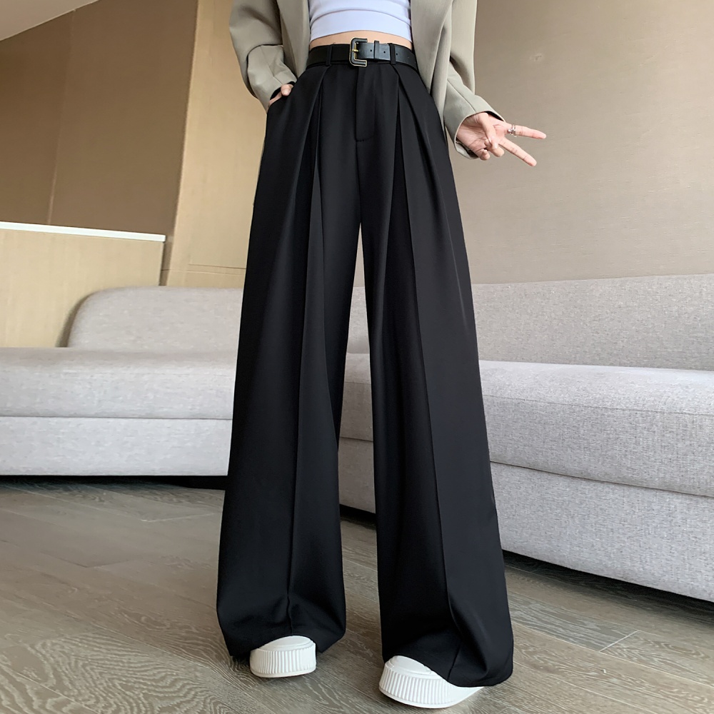 Slim Casual mopping wide leg pants loose drape suit pants