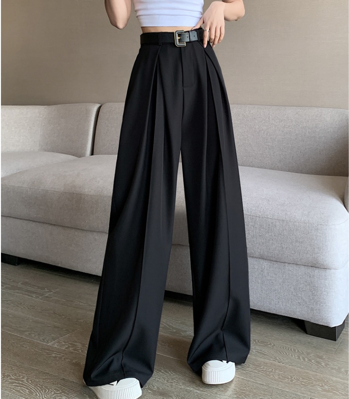 Slim Casual mopping wide leg pants loose drape suit pants